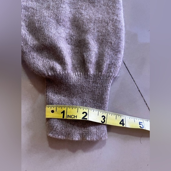 Leonardo De Firenzi 95% Cashmere 5% Wood Gray Sweater Mens Size XL - Picture 8 of 16